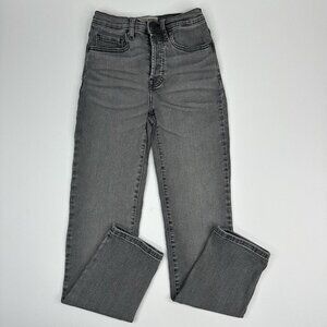 Everlane Women’s Black High-Rise Slim‎ Straight Minimalist Jean W23-25/L27.6